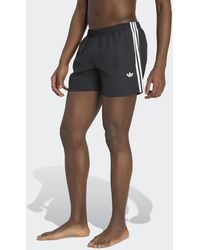 adidas Originals - 3 Stripes Swimshorts - Lyst