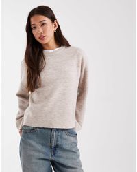 ONLY - Round Neck Boxy Jumper - Lyst