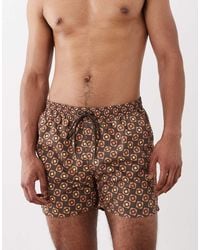 South Beach - Geo Print Swim Shorts - Lyst