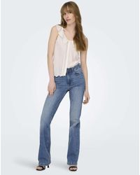 Jdy - – schlagjeans aus mittelem denim 1 - Lyst