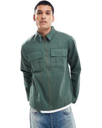 Another Influence - Zip Through Utility Shirt - Lyst