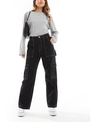 Santa Cruz - Pantalones Negros De Estilo Worker De - Lyst