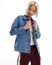 ONLY - – oversized-jeansjacke - Lyst