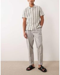ASOS - Tailored Cotton Rich Relaxed Tapered Chino Trousers - Lyst