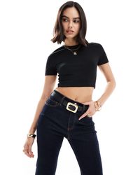 Threadbare - Baby Crop Tee - Lyst