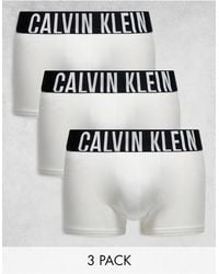 Calvin Klein - Intense Power Cotton Stretch Trunks 3 Pack - Lyst