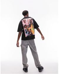 TOPMAN - Extreme Oversized Fit T-shirt With Front And Back Future Patch Print - Lyst