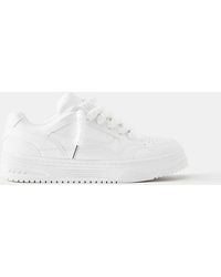 Pull&Bear - Sneakers Stringate Bianche - Lyst