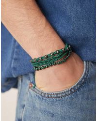 ASOS - Confezione Da 4 Bracciali Da Festival - Lyst