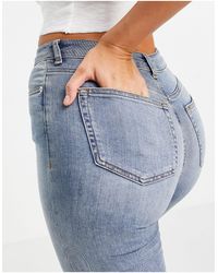 ASOS High-rise Ridley 'skinny' Jeans - Blue