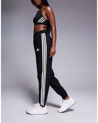 adidas Originals - Adidas Training 3 Stripe Woven joggers - Lyst