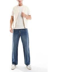 Pull&Bear - Losse Jeans Met Rechte Pasvorm - Lyst