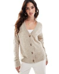 Vila - – strickjacke mit knopfleiste - Lyst