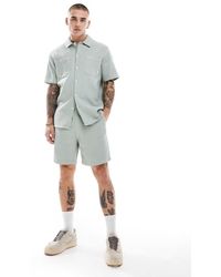 Farah - Redwald Co-Ord Textured Waffle Shorts - Lyst