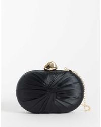 True Decadence - Satin Twist Clutch Bag - Lyst