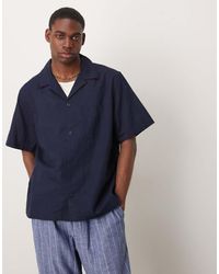 Mango - Linen Mix Relaxed Fit Shirt - Lyst