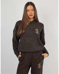 SIMMI - Mari Chunky Knit Hoodie - Lyst