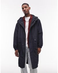 TOPMAN - Lightweight Ripstop Parka Jacket - Lyst
