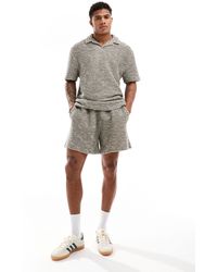 ASOS - – strukturierte oversize-shorts, kombiteil - Lyst