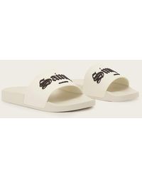 AllSaints - Saints & Sinners One Strap Logo Sliders - Lyst