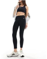 Nike - Nike – pro training dri-fit – 7/8-leggings aus netzstoff mit mittelhohem bund - Lyst