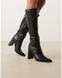 Glamorous - Pointed Knee Boots - Lyst