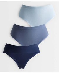 Lindex - 3 Pack Seamless Rib High Waist Thongs - Lyst