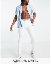 ASOS Spray On Jeans With Power Stretch - White