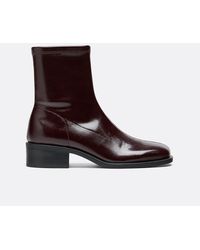 Stradivarius - Flat Stretch Ankle Boots - Lyst