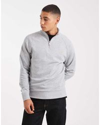 Farah - Jim Half Zip Sweatshirt - Lyst