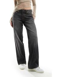 Weekday - Ample Low Waist Loose Fit Straight Leg Jeans - Lyst