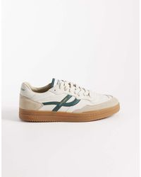 Pompeii UK - Pompeii Pippa Leather Lace Up Trainers - Lyst