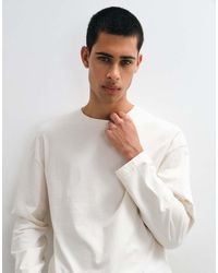 Hollister - Pure Cotton Heavyweight Long Sleeve T-shirt - Lyst