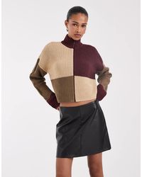 ONLY - Faux Leather Mini Skirt - Lyst