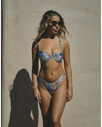 South Beach - X Liv Silverman Animal Print Underwire Bikini Top - Lyst