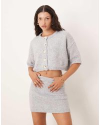 SNDY'S - Soft Knitted Mini Skirt Co-ord - Lyst