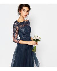 robe chichi london bleu marine