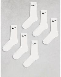 Nike - Everyday Cushioned 6 Pack Crew Socks - Lyst