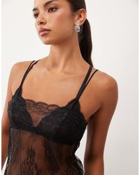 Lioness - Barely There Lace Cami - Lyst