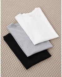 ASOS - Essentials 3 Pack Regular Fit Tanks - Lyst