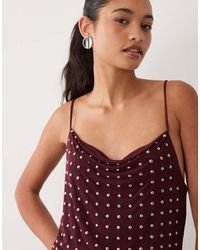 River Island - Studded Detail Cami Top - Lyst