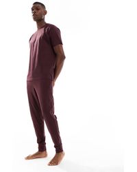 New Look - T-shirt And Trackies Pyjama Set - Lyst