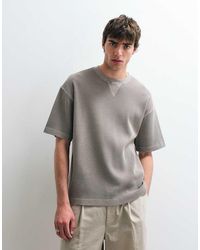 ASOS COLLECTIVE - Oversized T-Shirt Van Zware Stof Met Wafelstructuur - Lyst