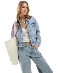 Miss Selfridge - Denim Girlfriend Jacket - Lyst