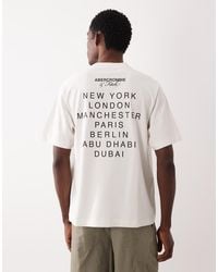 Abercrombie & Fitch - City List Premium Heavyweight T-shirt - Lyst