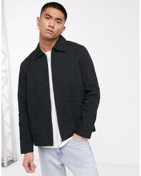 weekday black denim jacket