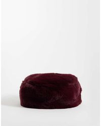 ASOS - Faux Fur Pillbox Hat - Lyst