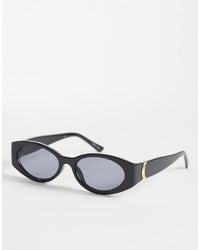 Pieces - Oval Sunglasses - Lyst