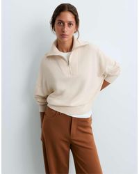 Oysho - Cotton-Blend Open Knit Jumper - Lyst