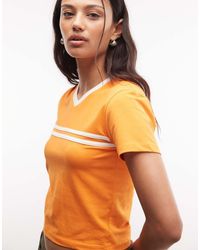 Reclaimed Vintage - V Neck Baby Tee - Lyst